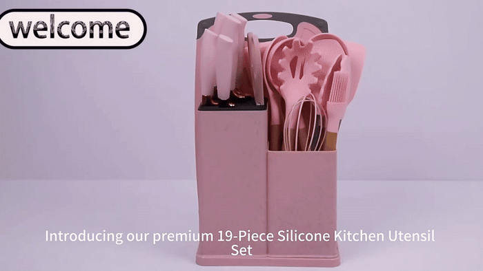 19-Piece Kitchen Utensil & Knife Set