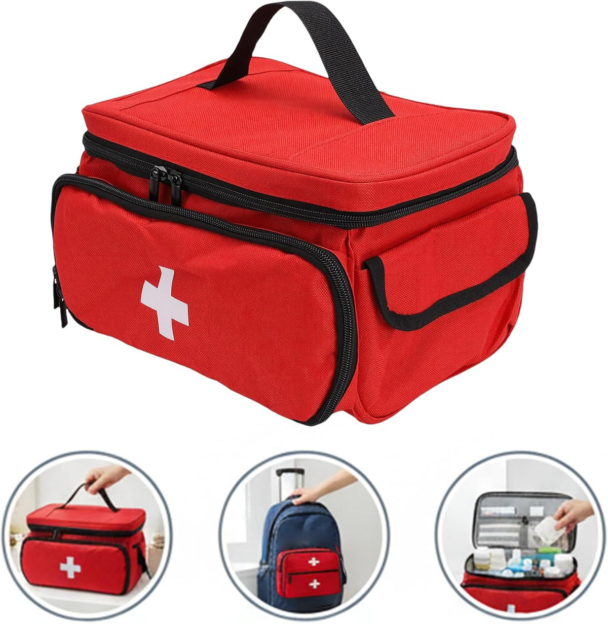 Portable First Aid Storage Bag