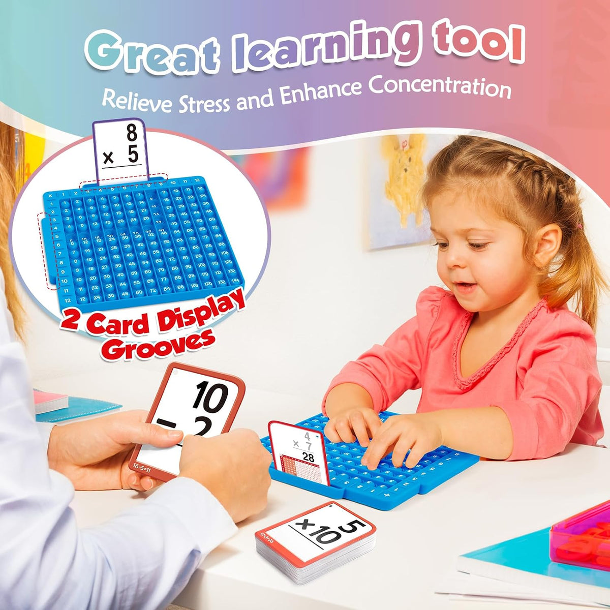 Math Practice Board & Flash Cards