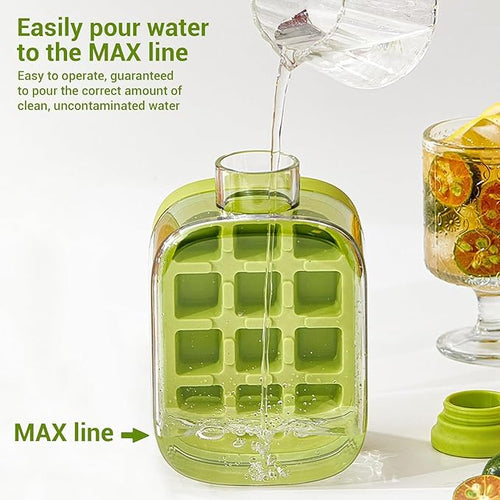 2-in-1 Ice Cube Tray & Bottle - 500 ml