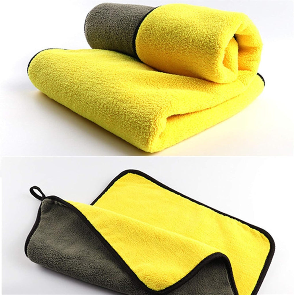 Double-Sided Microfibre Cloths - Pack of 2