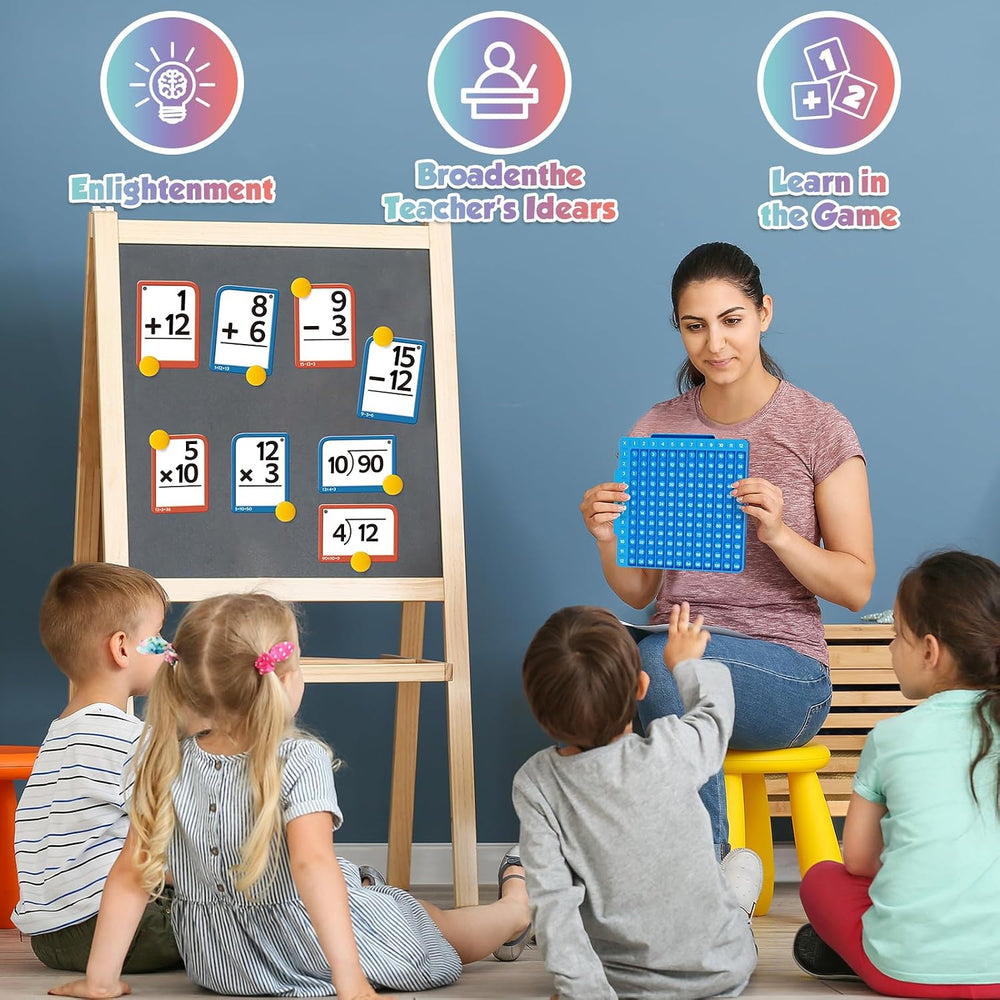 Math Practice Board & Flash Cards