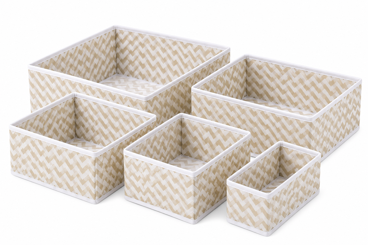 Six-Piece Drawer Organiser Set