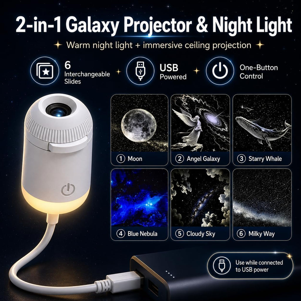 USB Starry Sky Projection Light — view 3