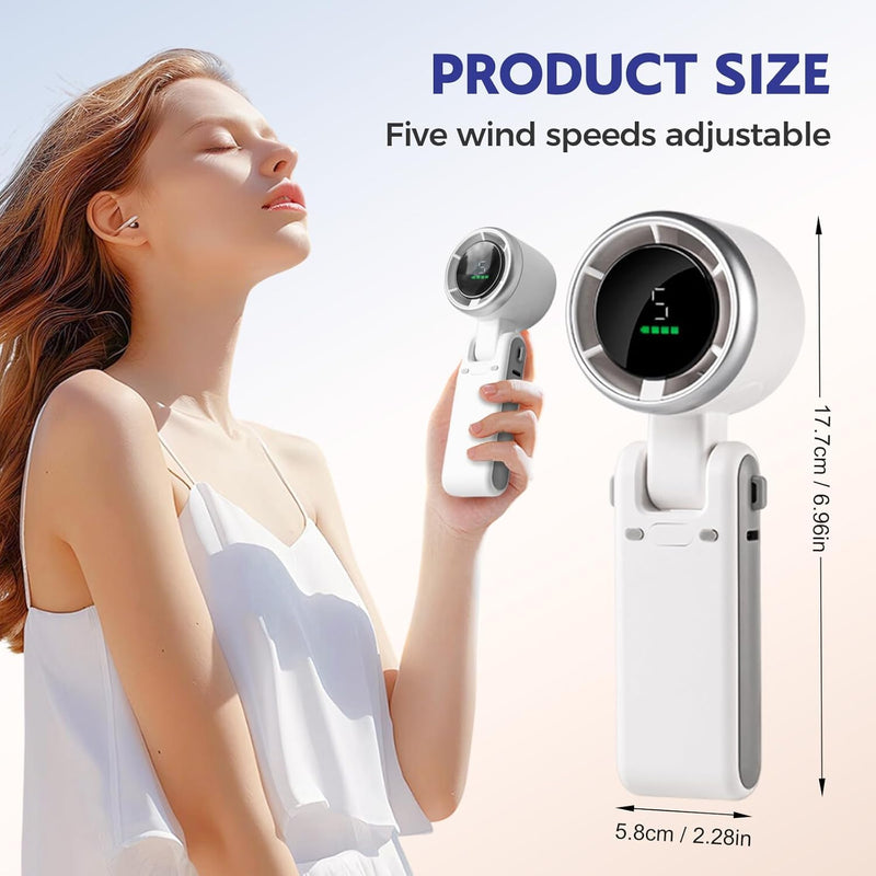 Foldable Rechargeable Handheld Fan