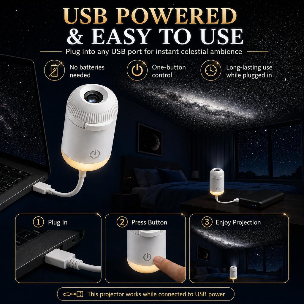 USB Starry Sky Projection Light — view 4