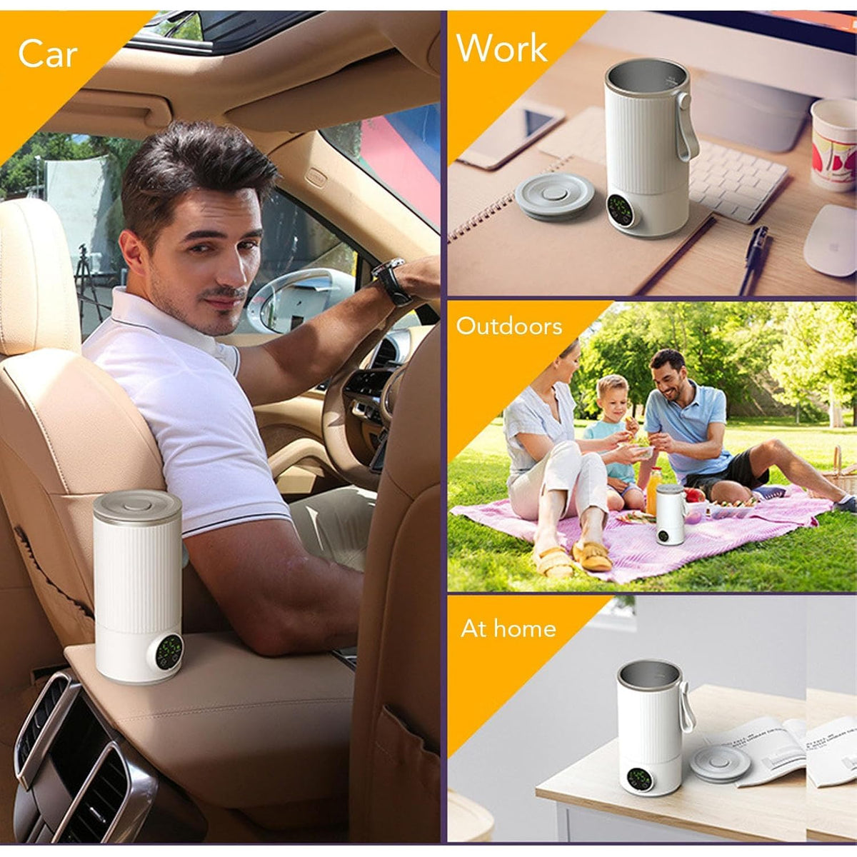 Rechargeable Self-Stirring Mug