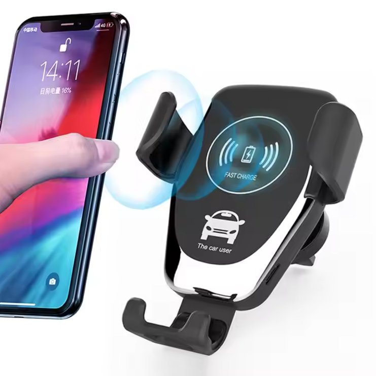 Auto-Clamping Wireless Car Phone Charger