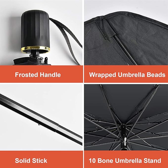 Folding Car Windscreen Sun Umbrella — view 3