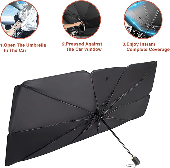 Folding Car Windscreen Sun Umbrella