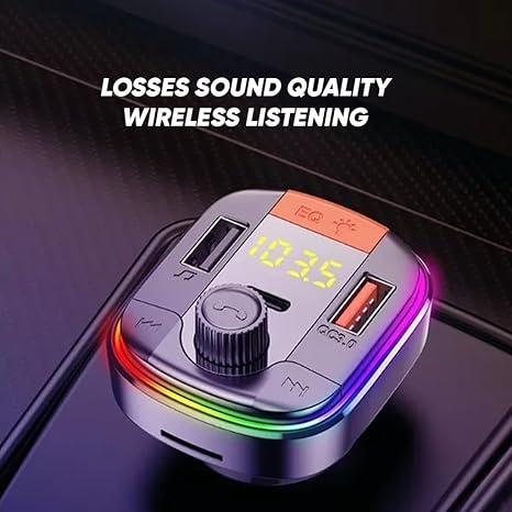 Bluetooth FM Transmitter & USB Car Charger — view 2