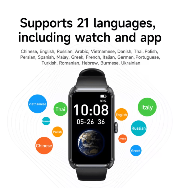 Hoco Y34 Smart Sports Watch — Black — view 3