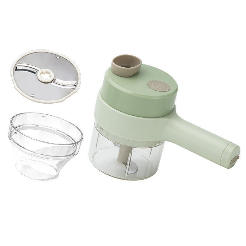 Cordless Garlic Chopper & Slicer Combo