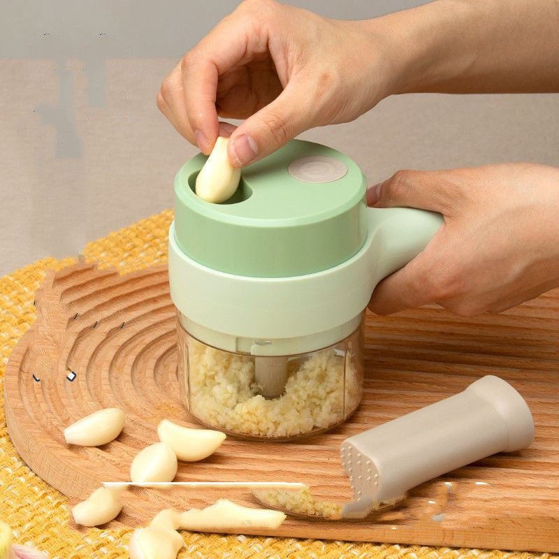 Cordless Garlic Chopper & Slicer Combo — view 2