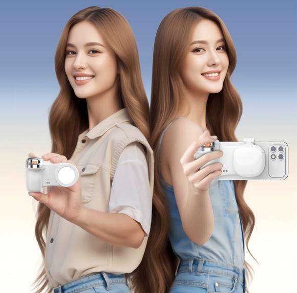 Magnetic Camera-Style Phone Grip