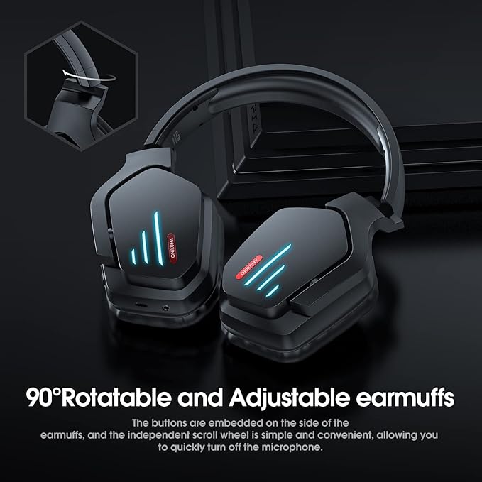 Over-Ear Gaming Headphones with Microphone