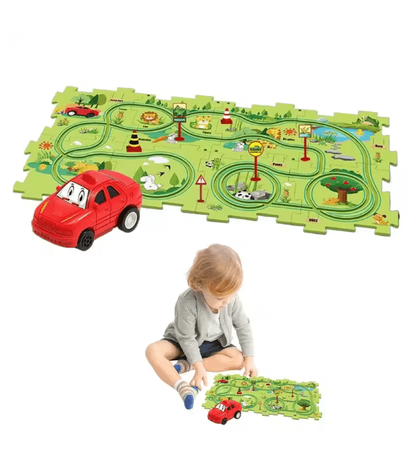Railway Puzzle Assembly Set — 25 Pieces