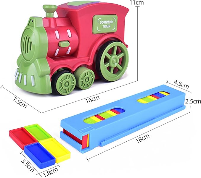 Automatic Domino Train Set — 60 Pieces — view 2