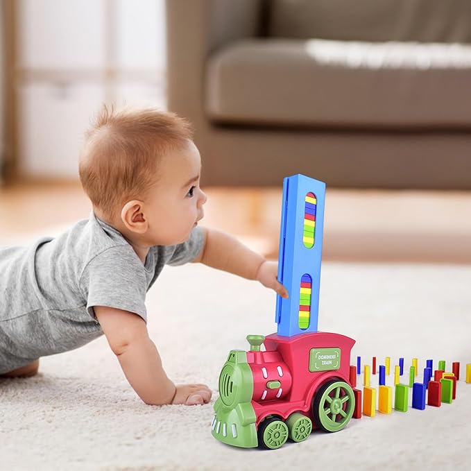 Automatic Domino Train Set — 60 Pieces
