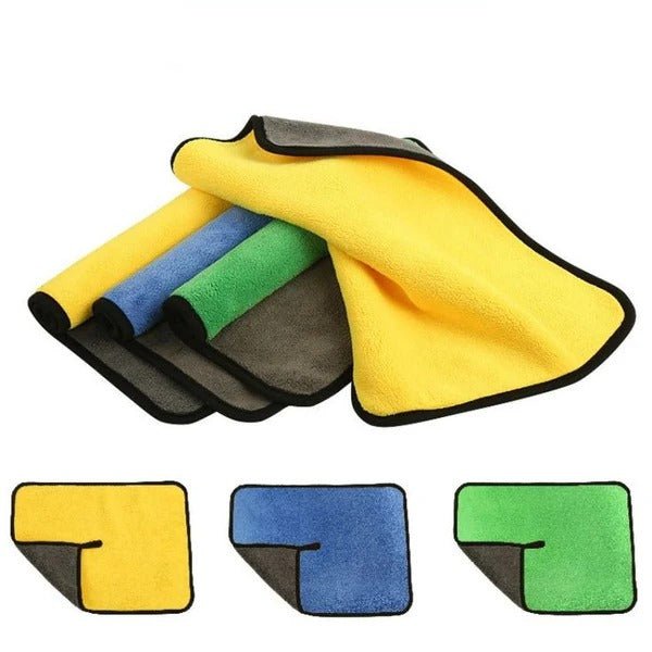 Double-Sided Microfibre Cloths - Pack of 2